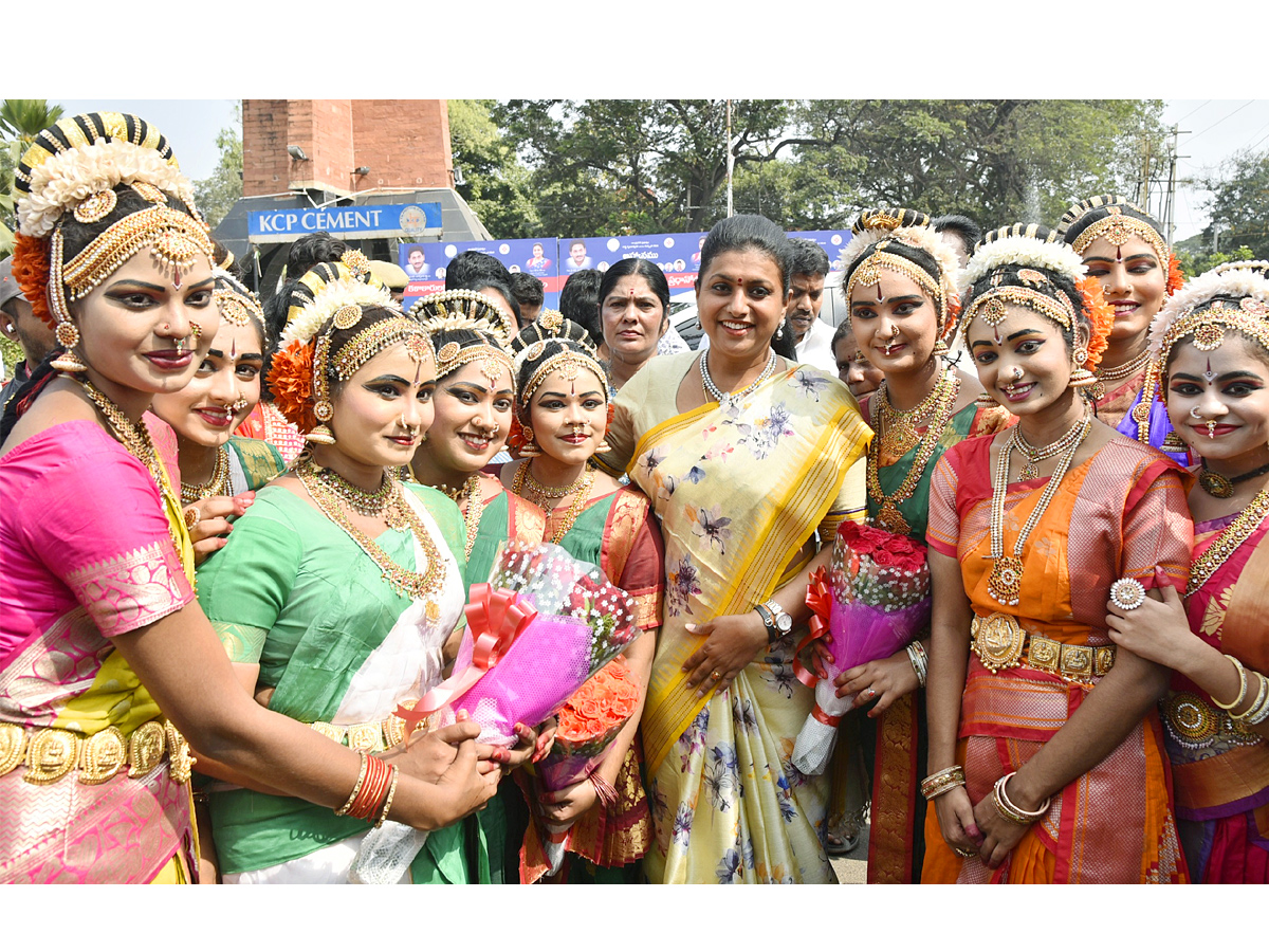 Honble Minster Roja Distributed Tourism ANd Cultural Artist ID Cards Photos - Sakshi6