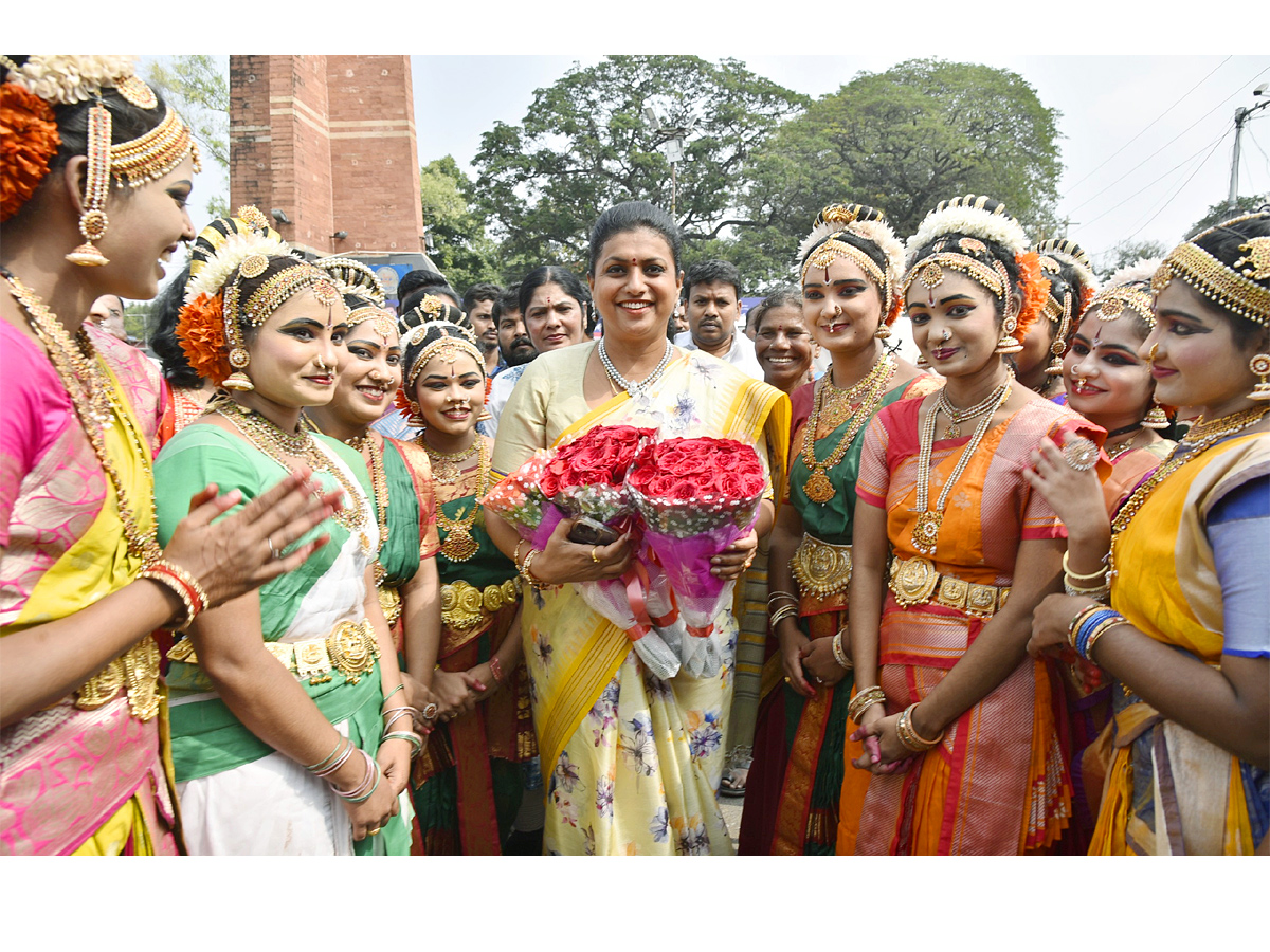 Honble Minster Roja Distributed Tourism ANd Cultural Artist ID Cards Photos - Sakshi7