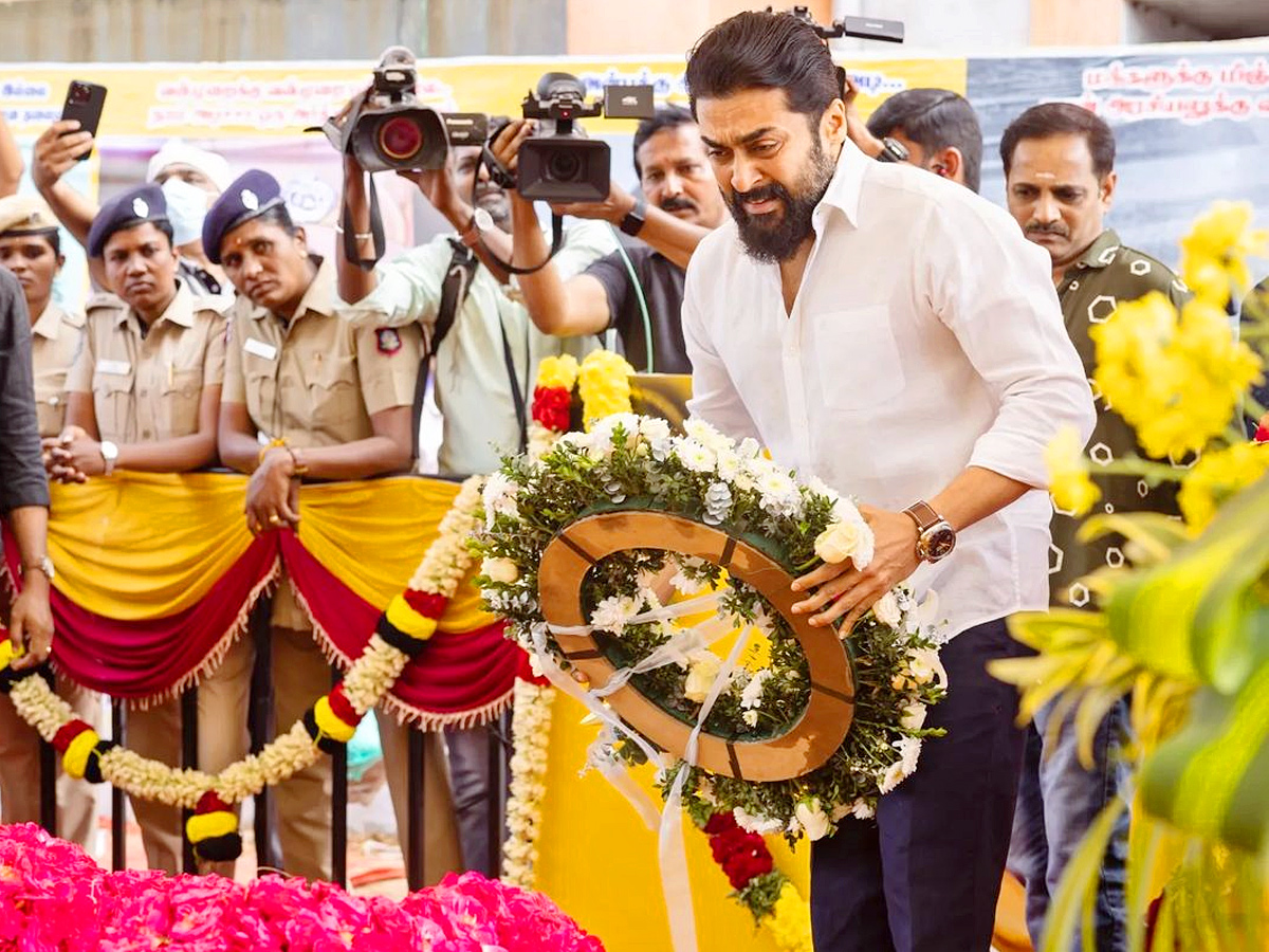 Actor Surya Pays Tribute To Captain Vijayakanth Photos - Sakshi8