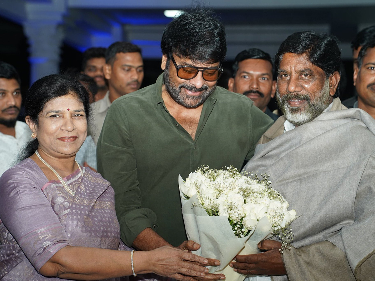 Megastar Chiranjeevi Meets Dy CM Bhatti Vikramarka - Sakshi6