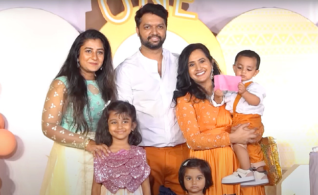 Anchor Lasya 2nd Son Moksh Birthday Celebrations Photos - Sakshi12