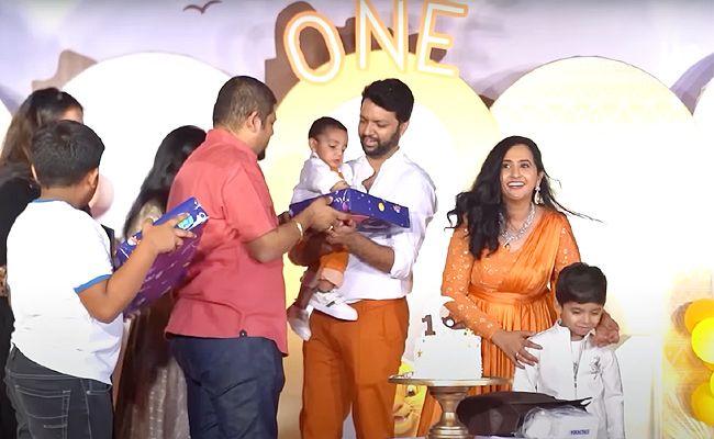 Anchor Lasya 2nd Son Moksh Birthday Celebrations Photos - Sakshi13