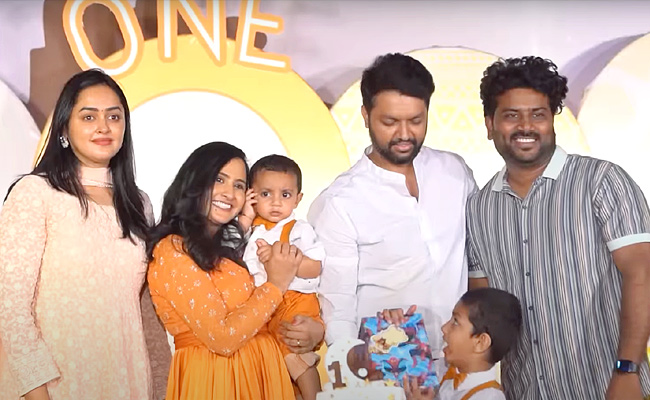 Anchor Lasya 2nd Son Moksh Birthday Celebrations Photos - Sakshi15