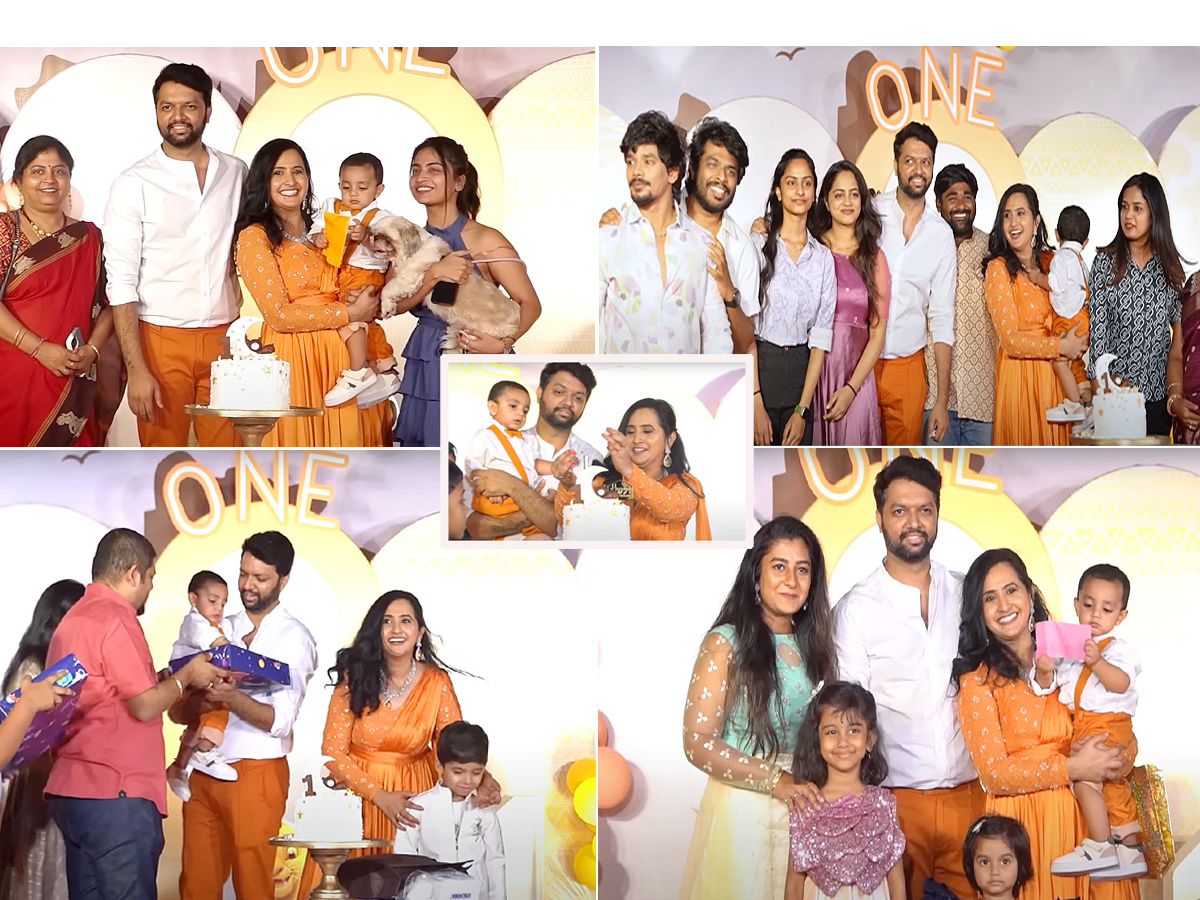 Anchor Lasya 2nd Son Moksh Birthday Celebrations Photos - Sakshi1