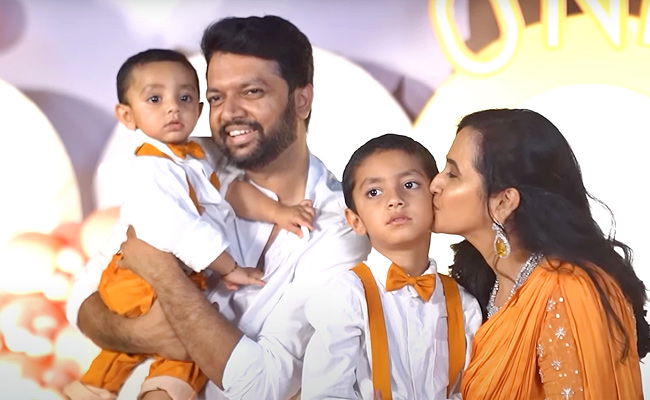 Anchor Lasya 2nd Son Moksh Birthday Celebrations Photos - Sakshi4