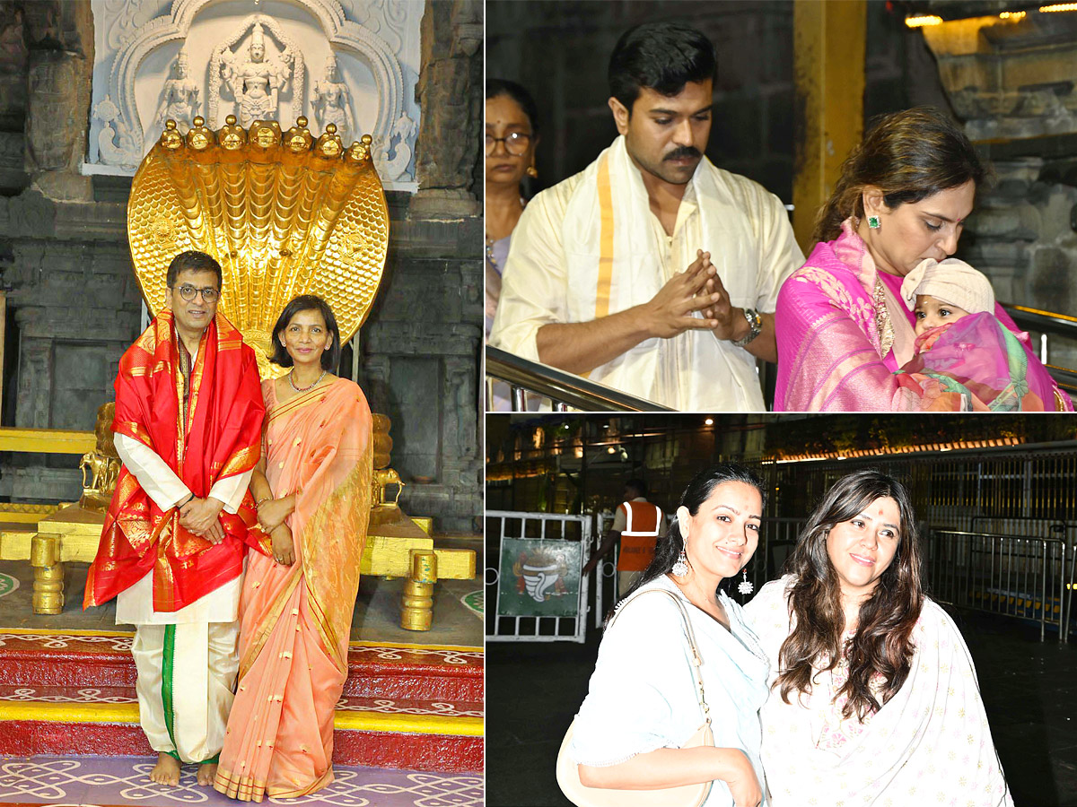 Ram Charan Visits Tirumala Temple - Sakshi1