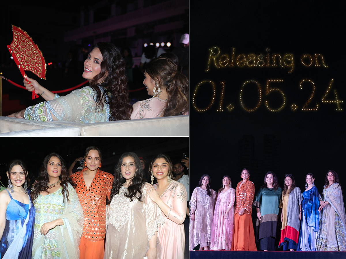 Special Unveil Release Date Of Heeramandi The Diamond Bazaar By Drone Show Photos - Sakshi1