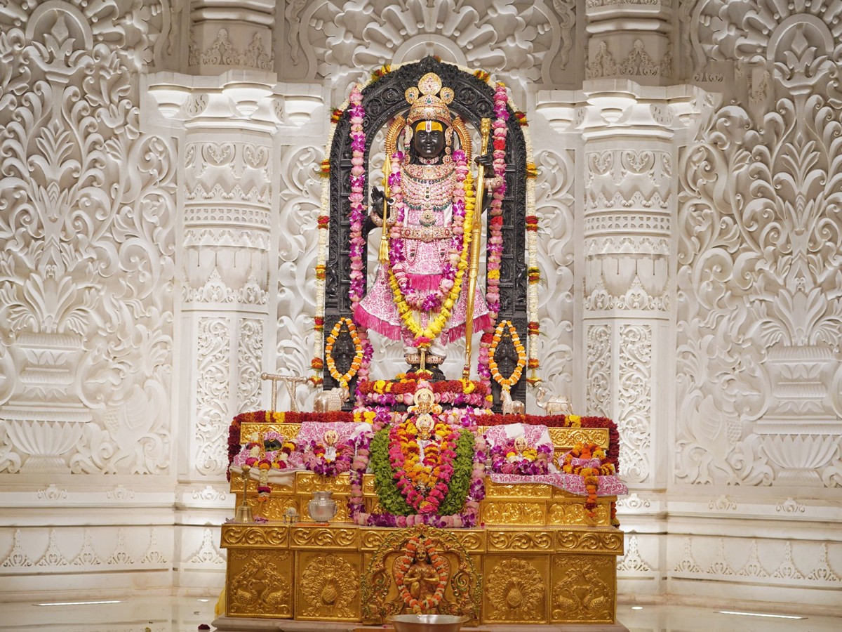 Ayodhya Ram Mandir Illuminated And Decorated For First Sri Ram Navami (Photos) - Sakshi9