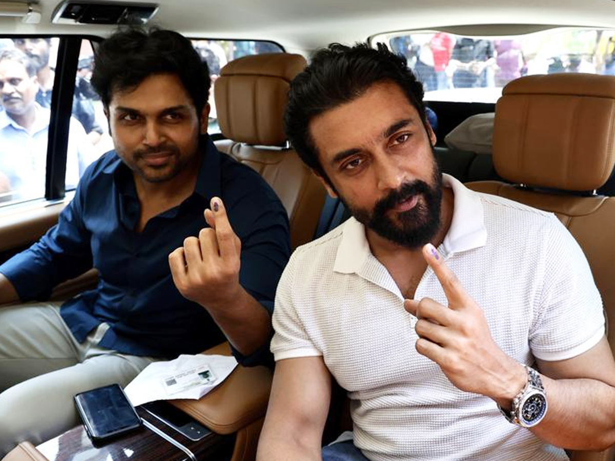 Tamil Nadu Lok Sabha Elections Stars Who Casted Their Votes - Sakshi2