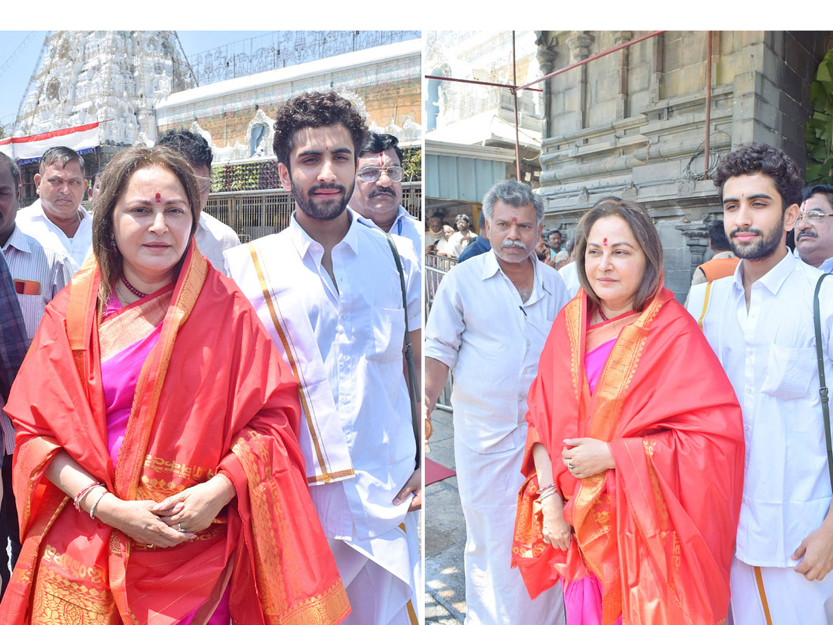 Actress Jaya Prada Visits Tirumala Srivari Temple Photos - Sakshi1