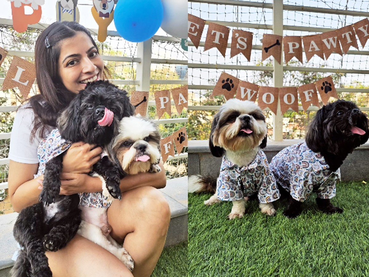 Varalaxmi Sarathkumar Celebrates Pets Birthday With Boyfriend  - Sakshi1