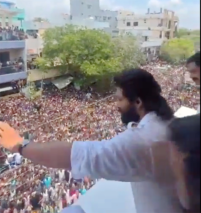 Allu Arjun Nandyal Visit To Support YSRCP MLA Candidate Photos Gallery11
