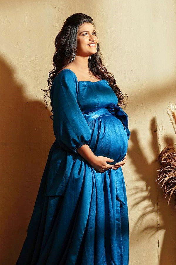 Serial Actress Sridevi Ashok Blessed With Baby Girl Photos12