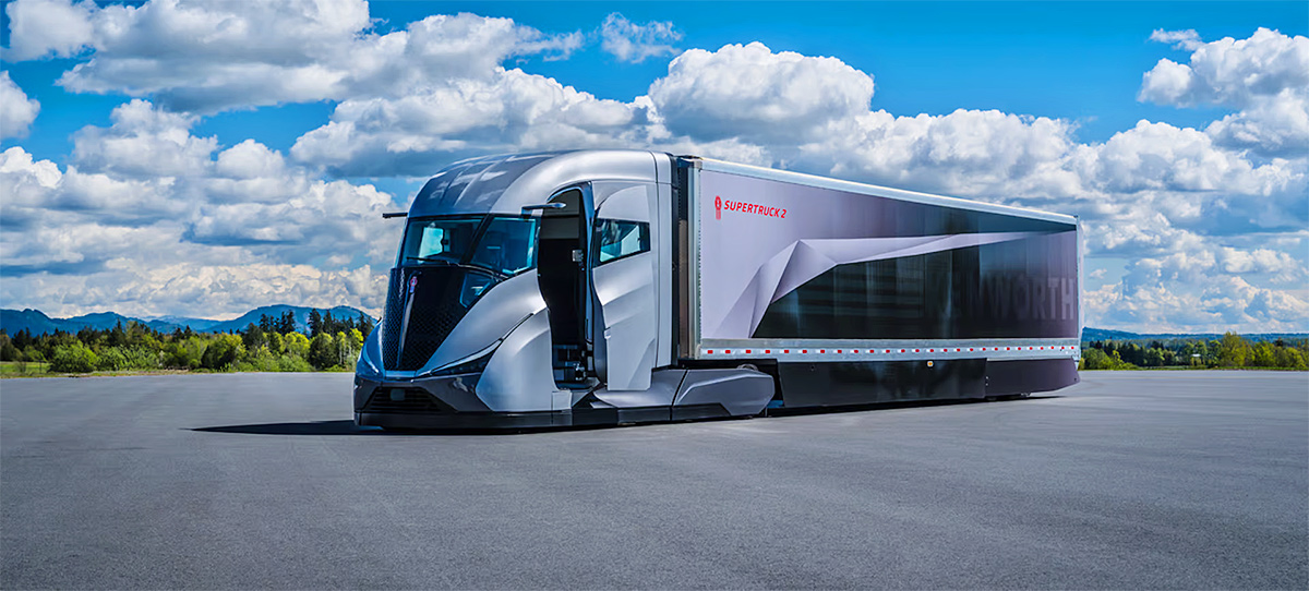 Kenworth unveiled a sleek looking SuperTruck 2 at Advanced Clean Transport expo4