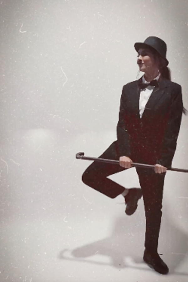 Naba Natesh Has Changed To A Legendary Actor Charlie Chaplin As A Tribute12