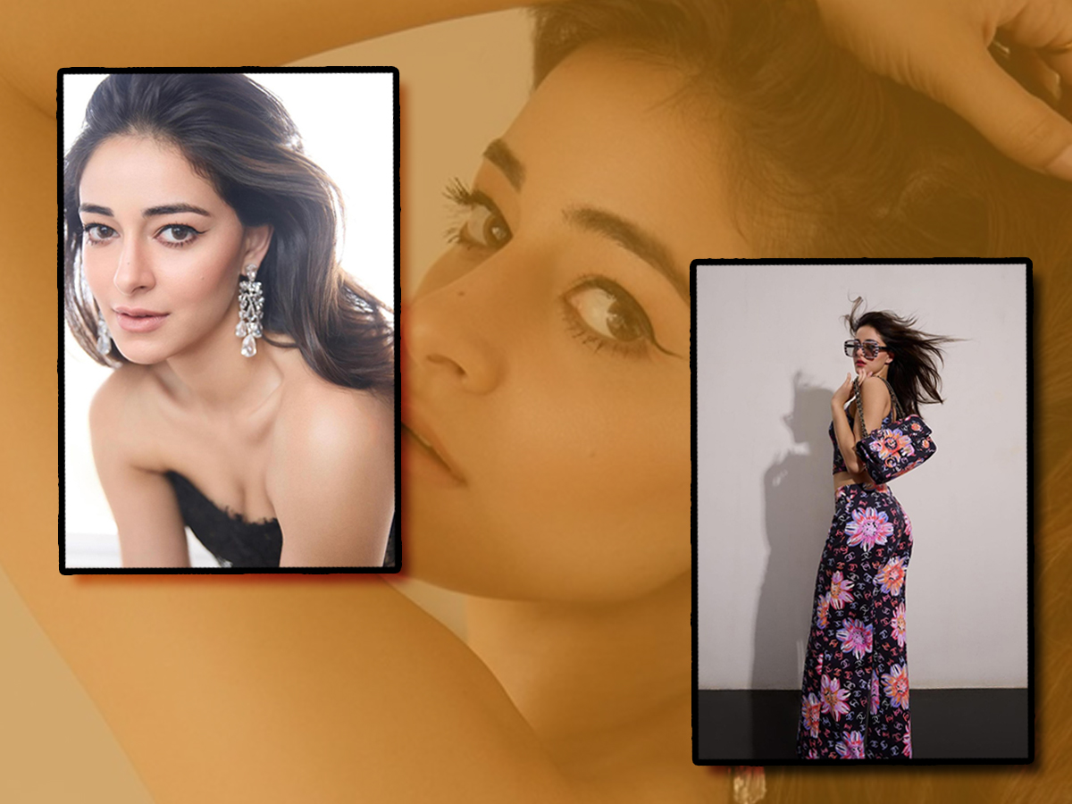Ananya Pandey Looks Super Stylish In Black Dress: Photos1