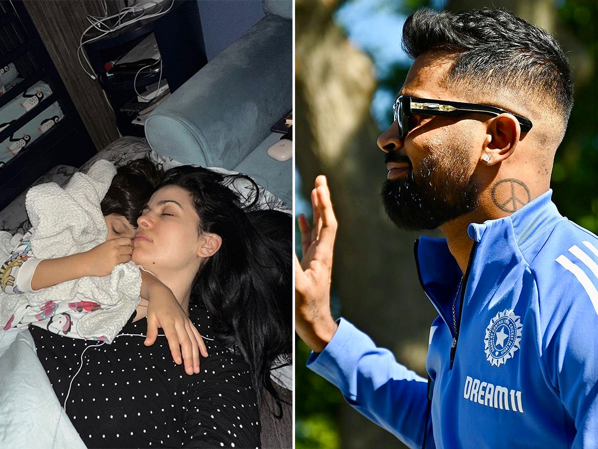 hardik pandya and wife Natasa Stankovic photos1