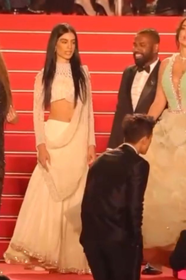 Hyderabad Fashion Designer Aruna Goud In 77th Cannes Film Festival Photos Viral8