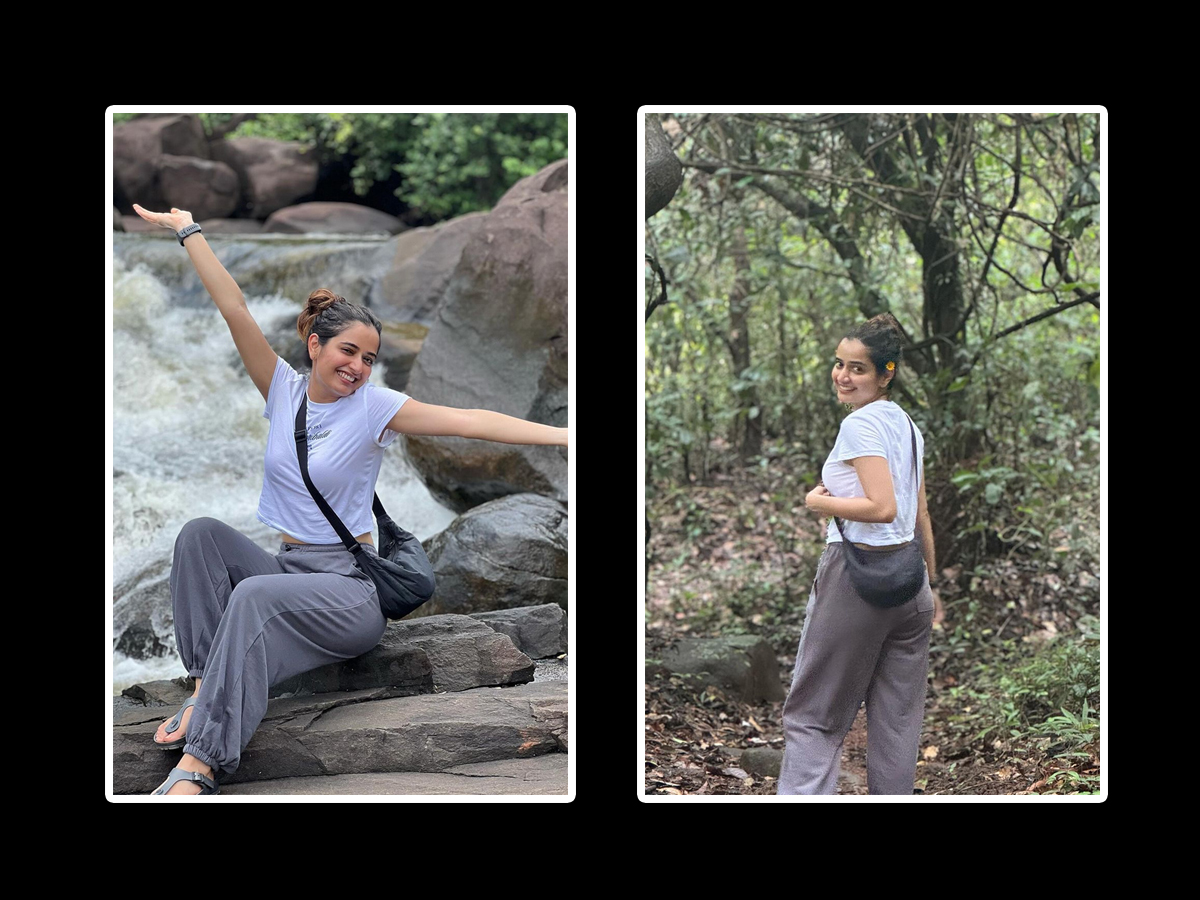 Viswambhara Beauty Ashika Ranganath Is On Mangalore Vacation Photos Goes Viral1