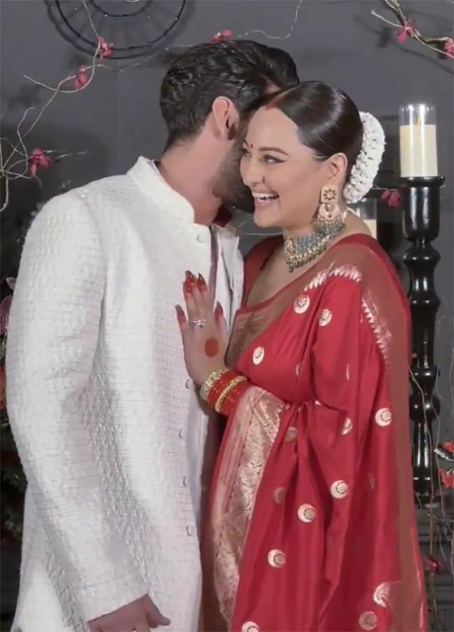 Actress Sonakshi Sinha, Zaheer Iqbal Wedding Pics14