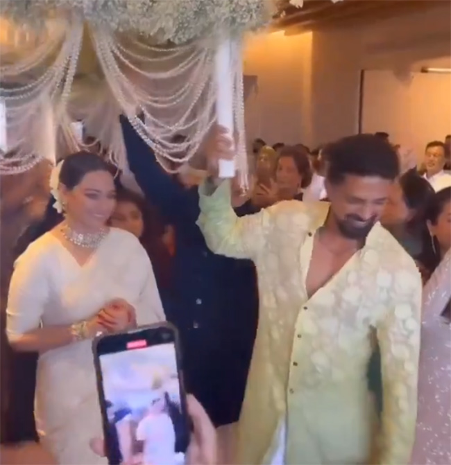 Actress Sonakshi Sinha, Zaheer Iqbal Wedding Pics8
