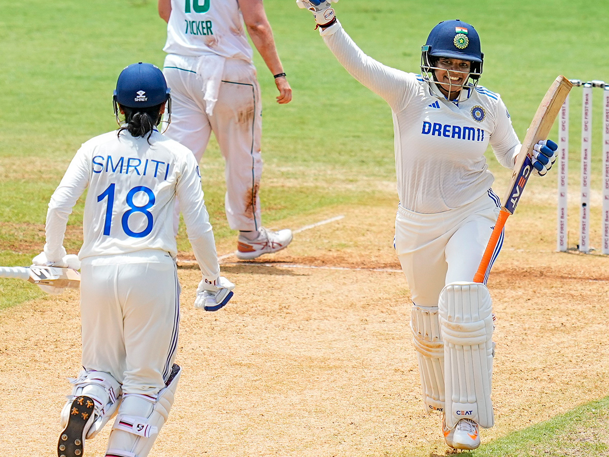 IND-W Vs SA-W Test Cricket Match Photos23