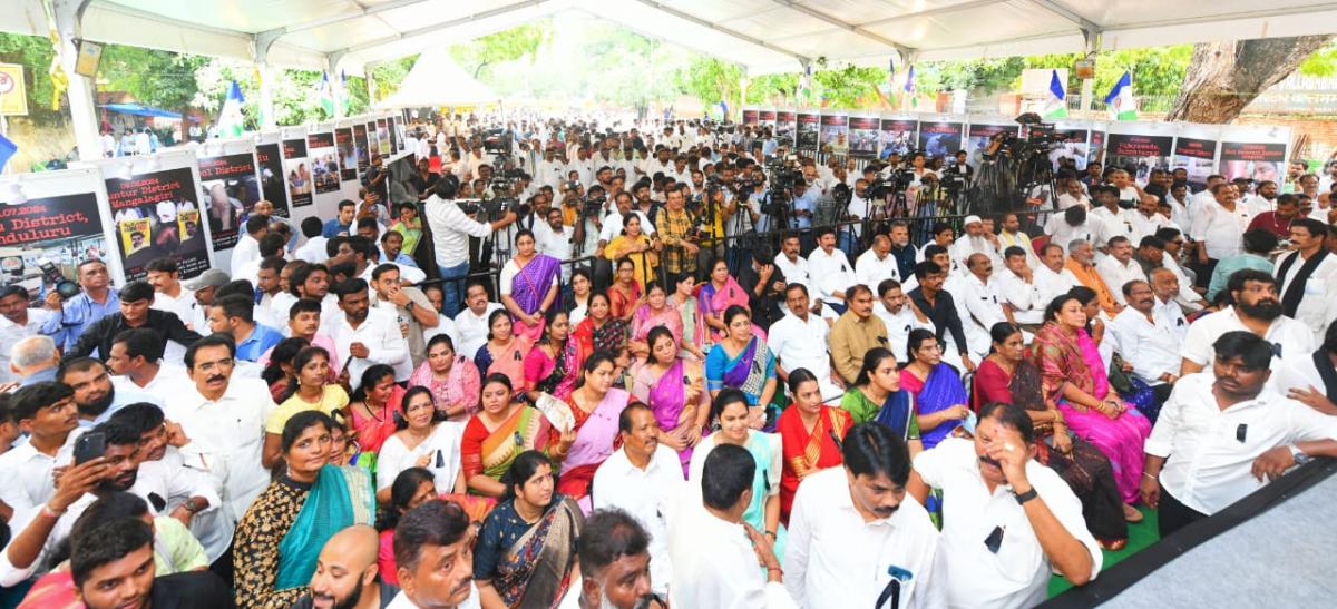 ys jagan dharna at jantar mantar delhi photos34