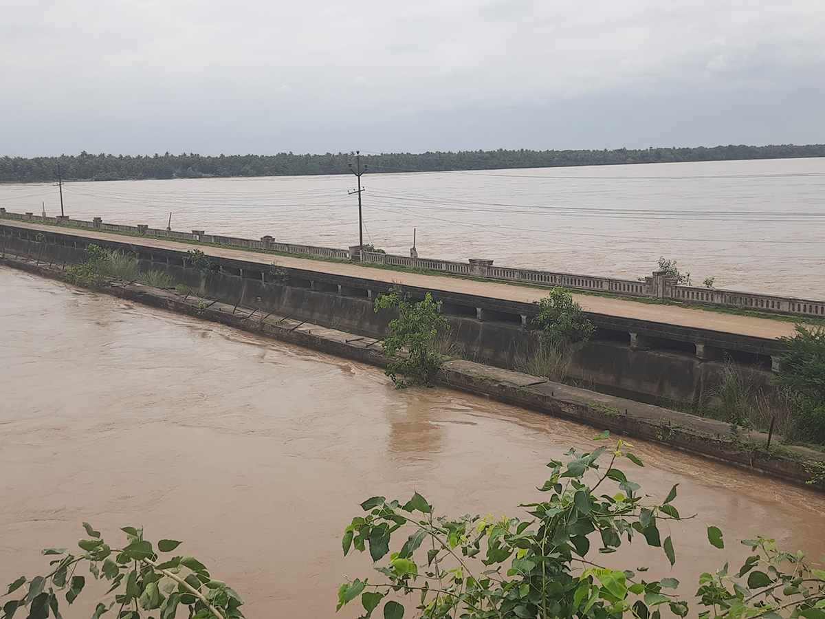 Rajahmundry : Godavari Flood Water in Konaseema District Photos14