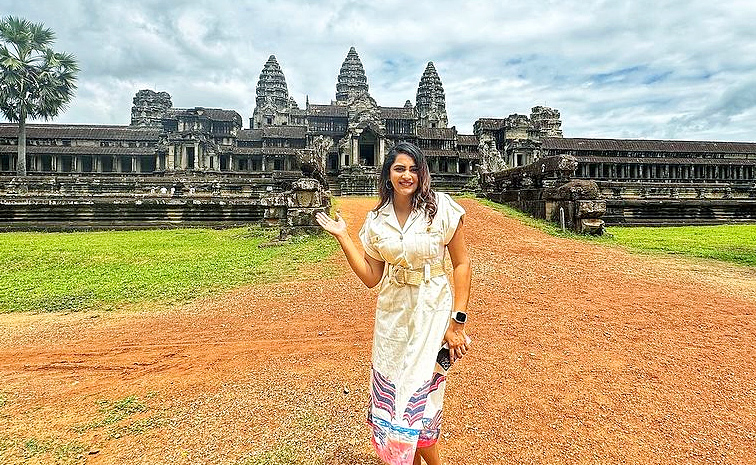 Telugu actress Himaja heads out for a Cambodia Trip Photos1