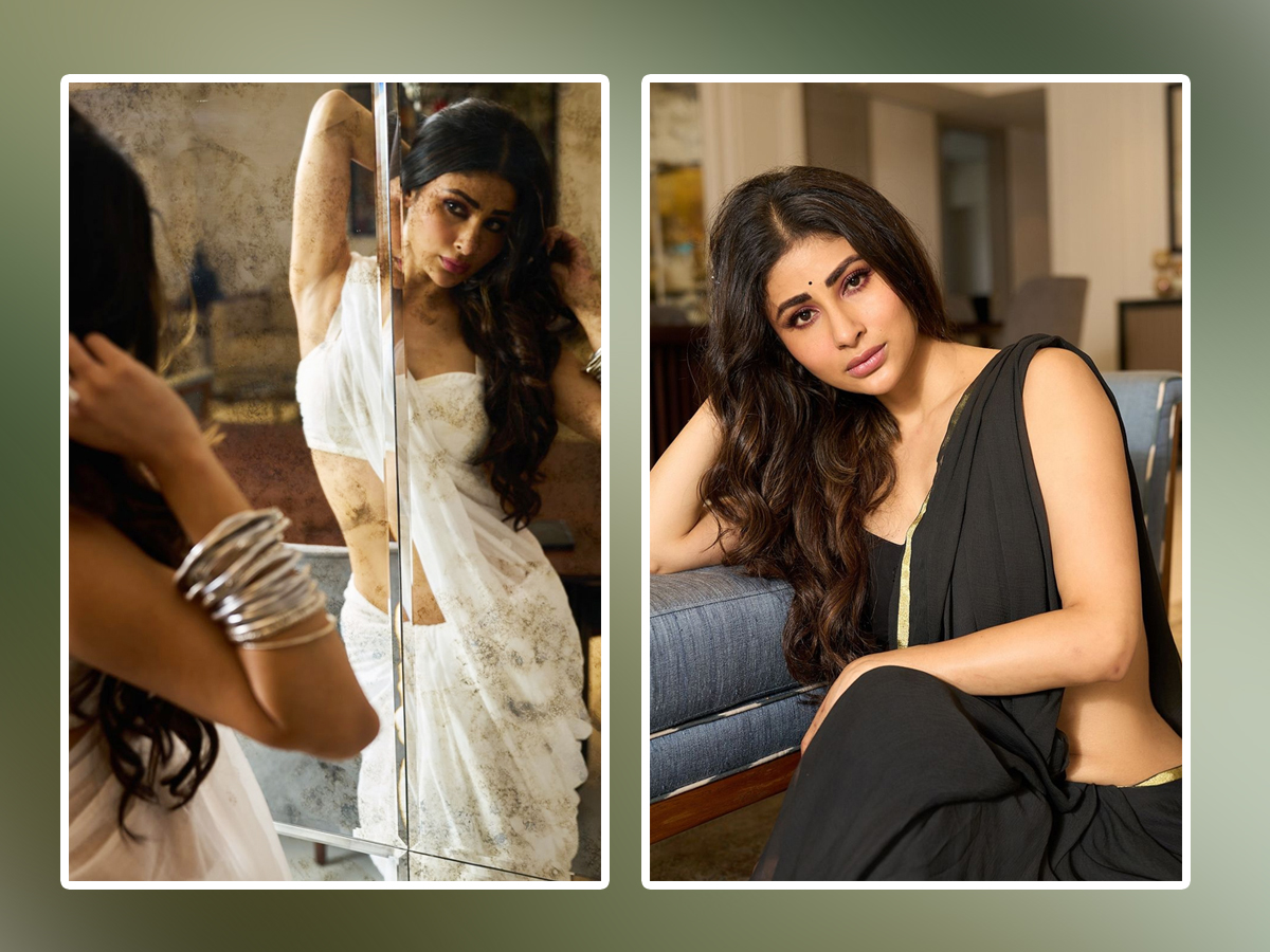 Mouni Roy Adds A Dose Of Glamor With Saree1