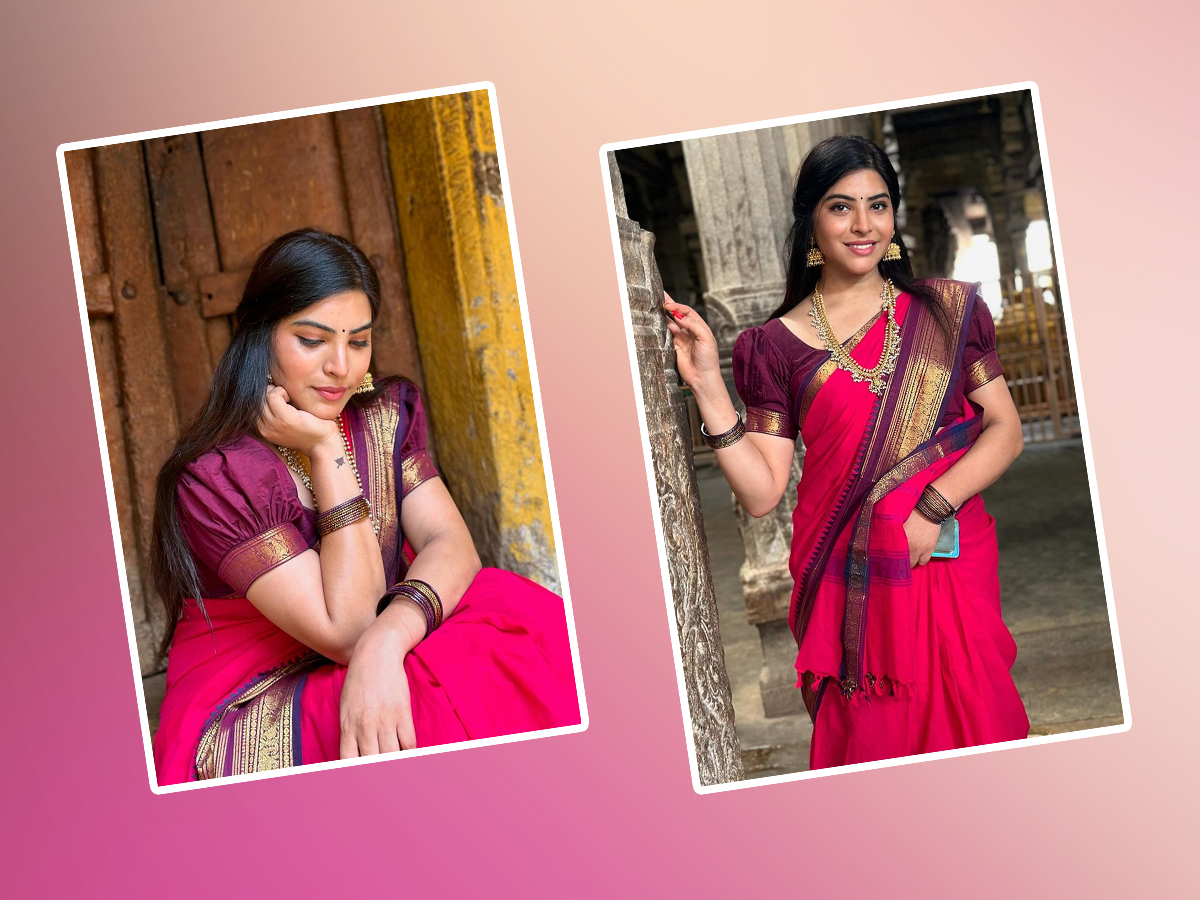 Bigg Boss Priyanka Singh Looks Like A Doll In Saree1