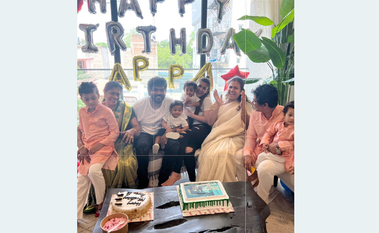 Vignesh Shivans Mother Birthday Celebrations Photos2