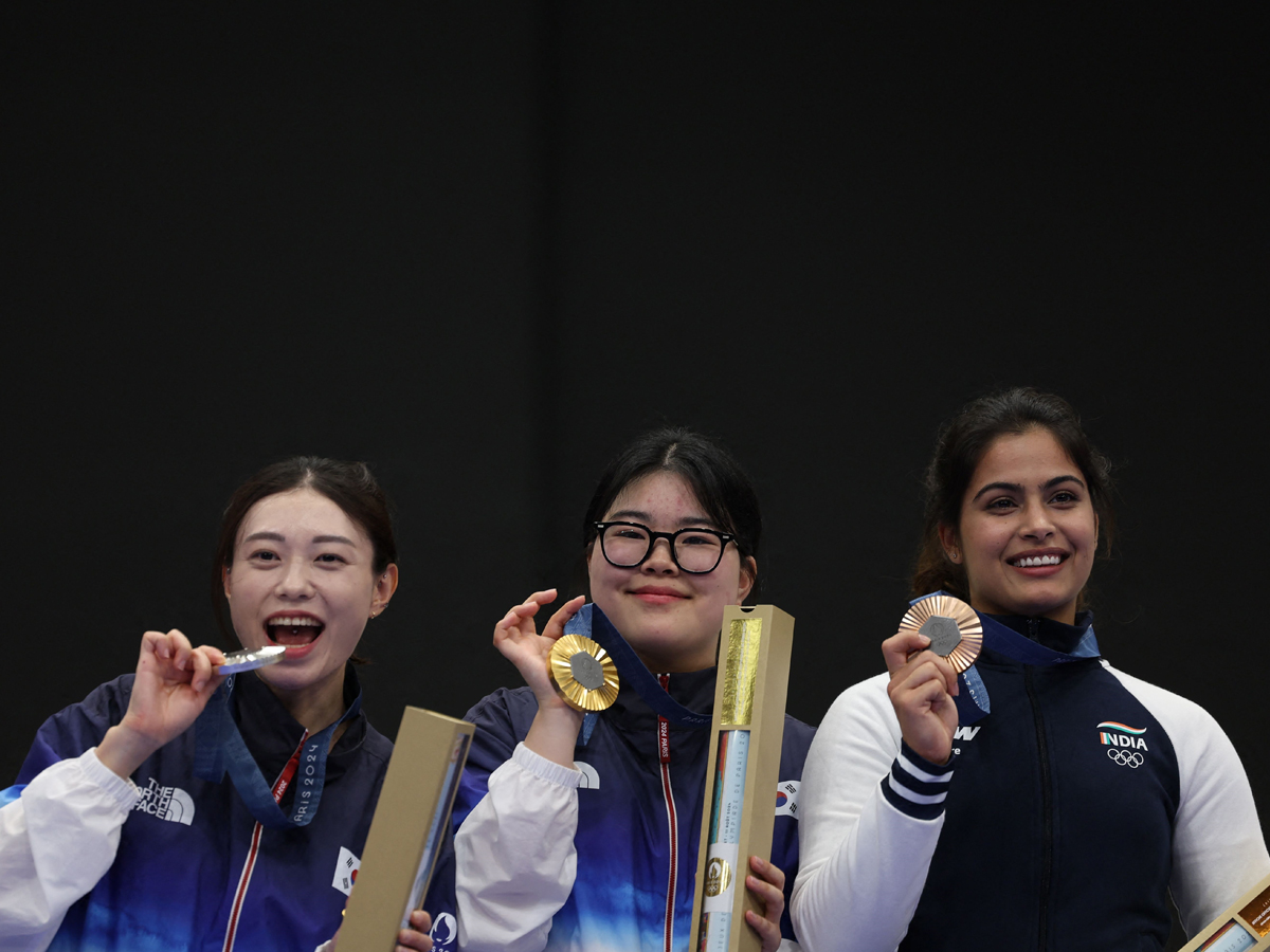 Manu Bhaker Wins Indias 1st Medal Of Paris Olympics 20246