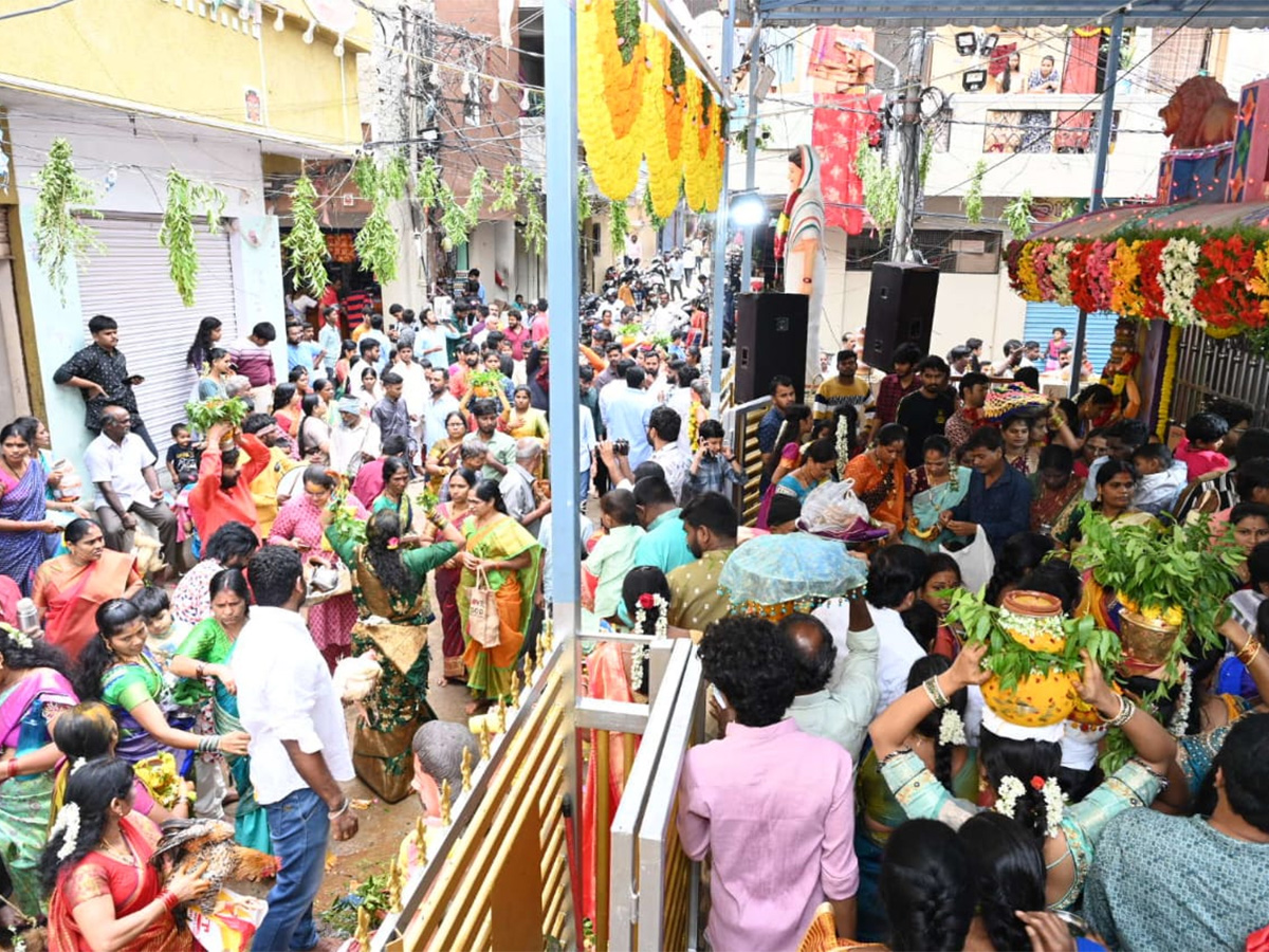 bonalu celebrations at khairatabad assembly constituency 28