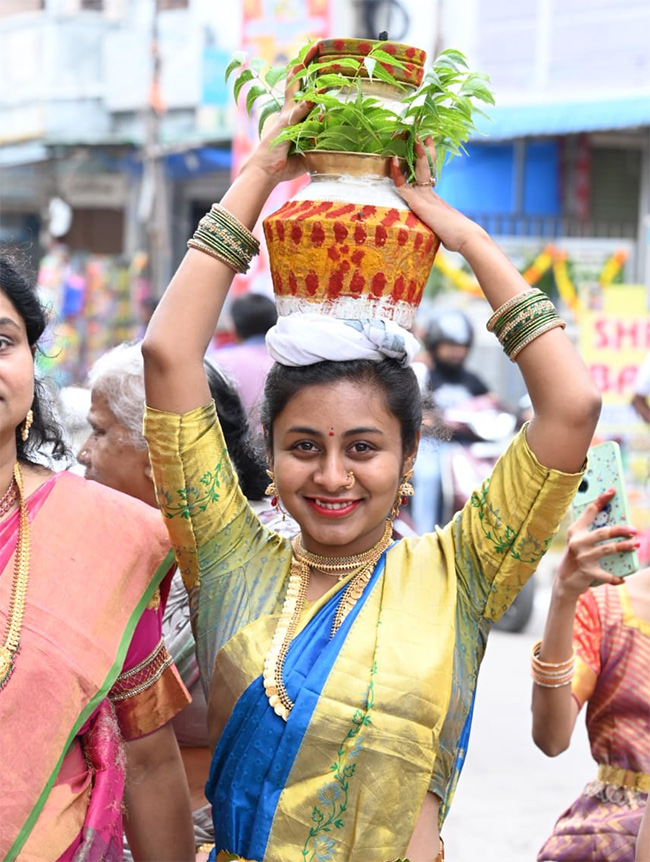 bonalu celebrations at khairatabad assembly constituency 45