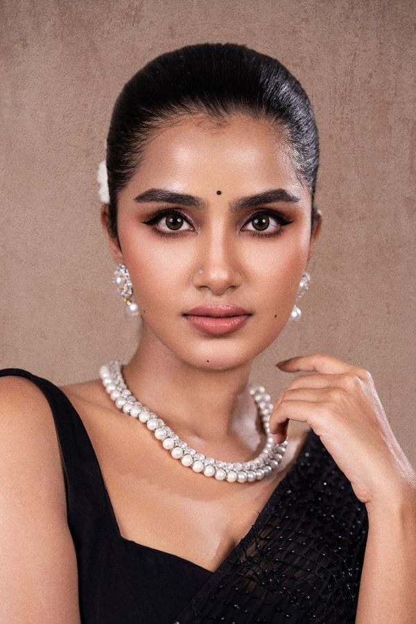 Actress Anupama Parameswaran Stunning Photos In Saree9