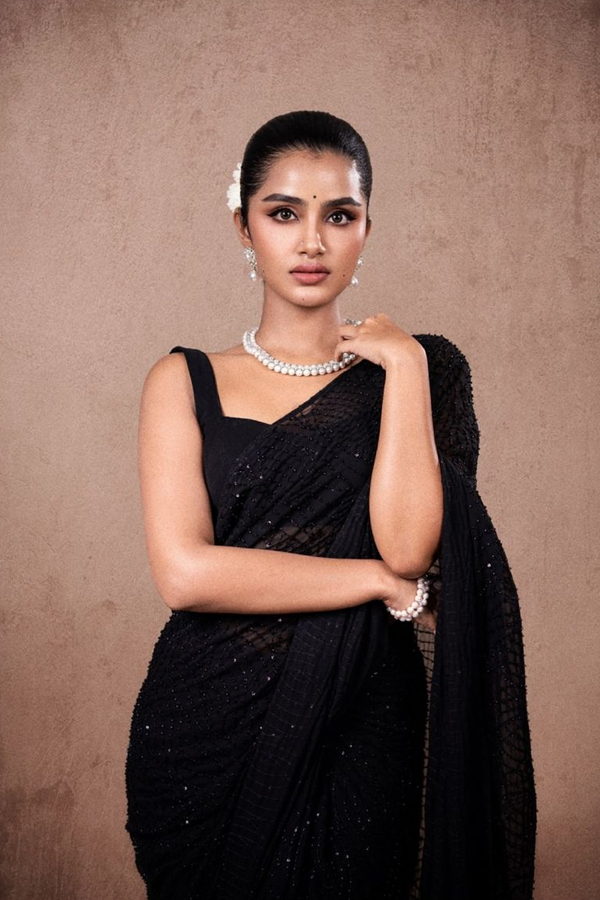 Actress Anupama Parameswaran Stunning Photos In Saree14