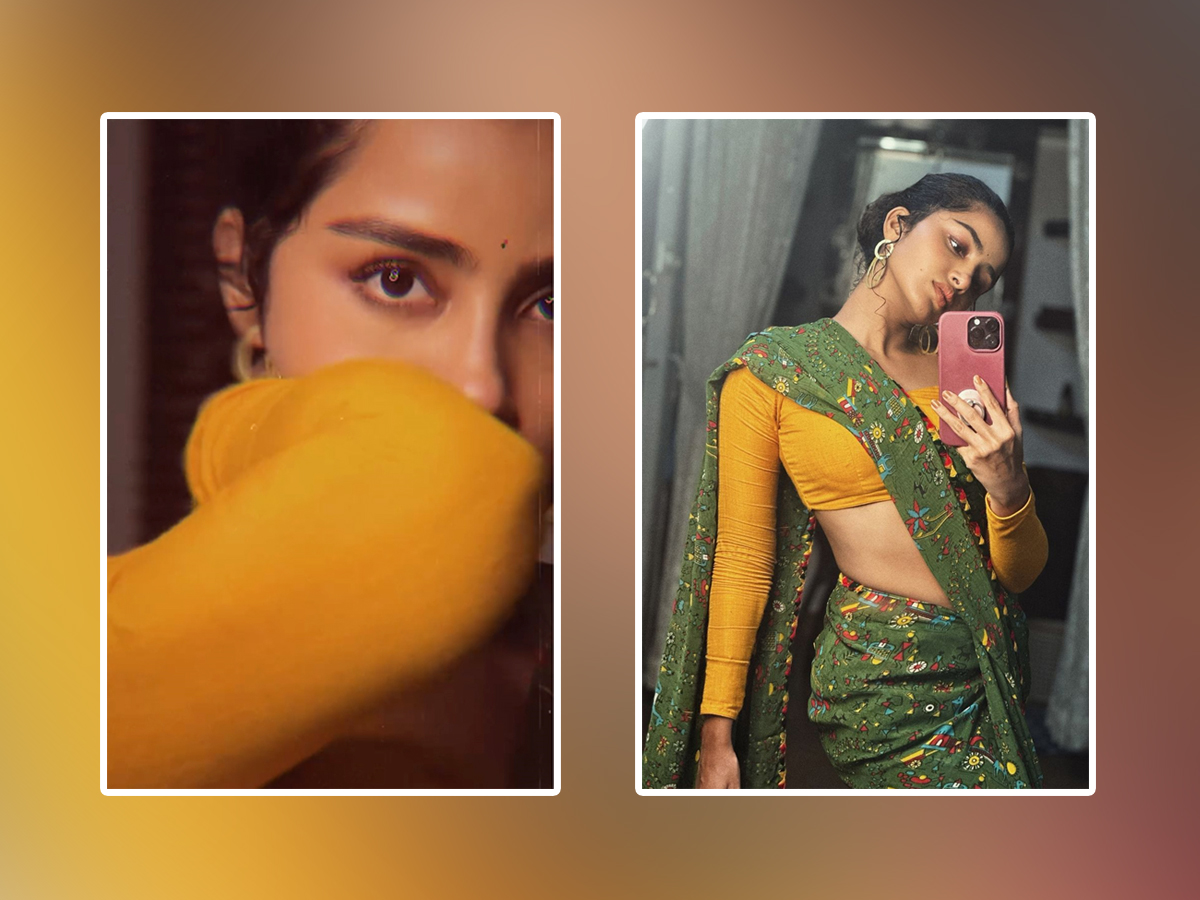 Actress Anupama Parameswaran Stunning Photos In Saree1