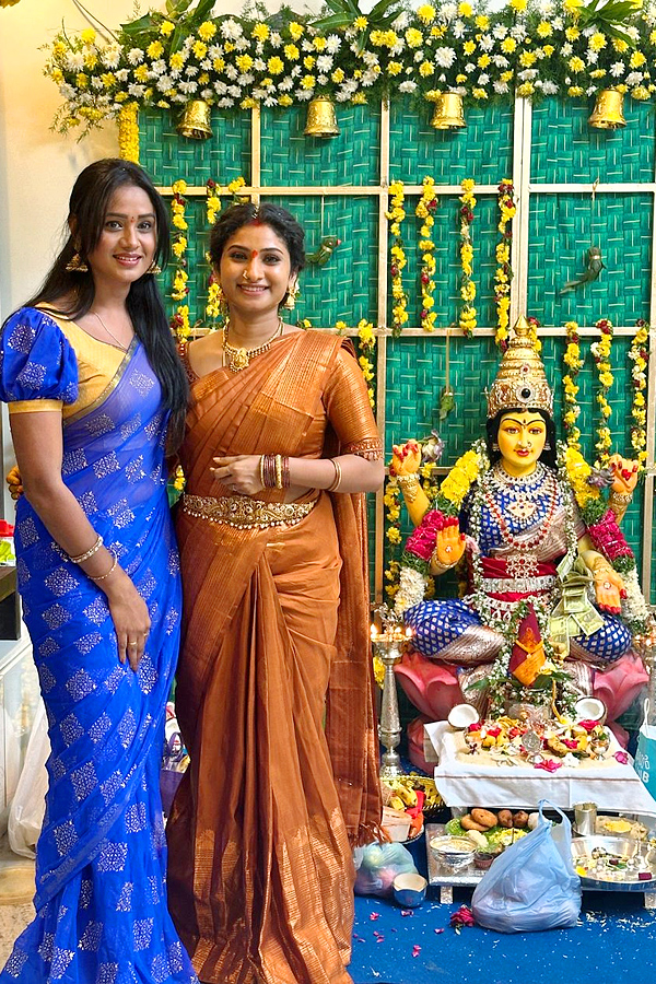Telugu Serial Actresses In varalakshmi vratham special latest photos9