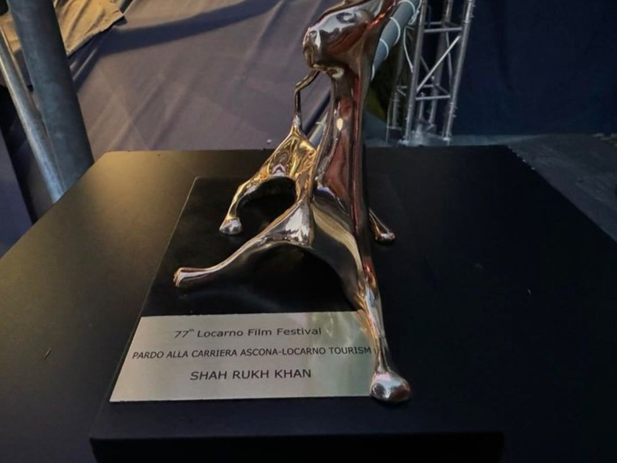 Bollywood Actor Shah Rukh Khan Received 77th Locarno Film Festival Award13