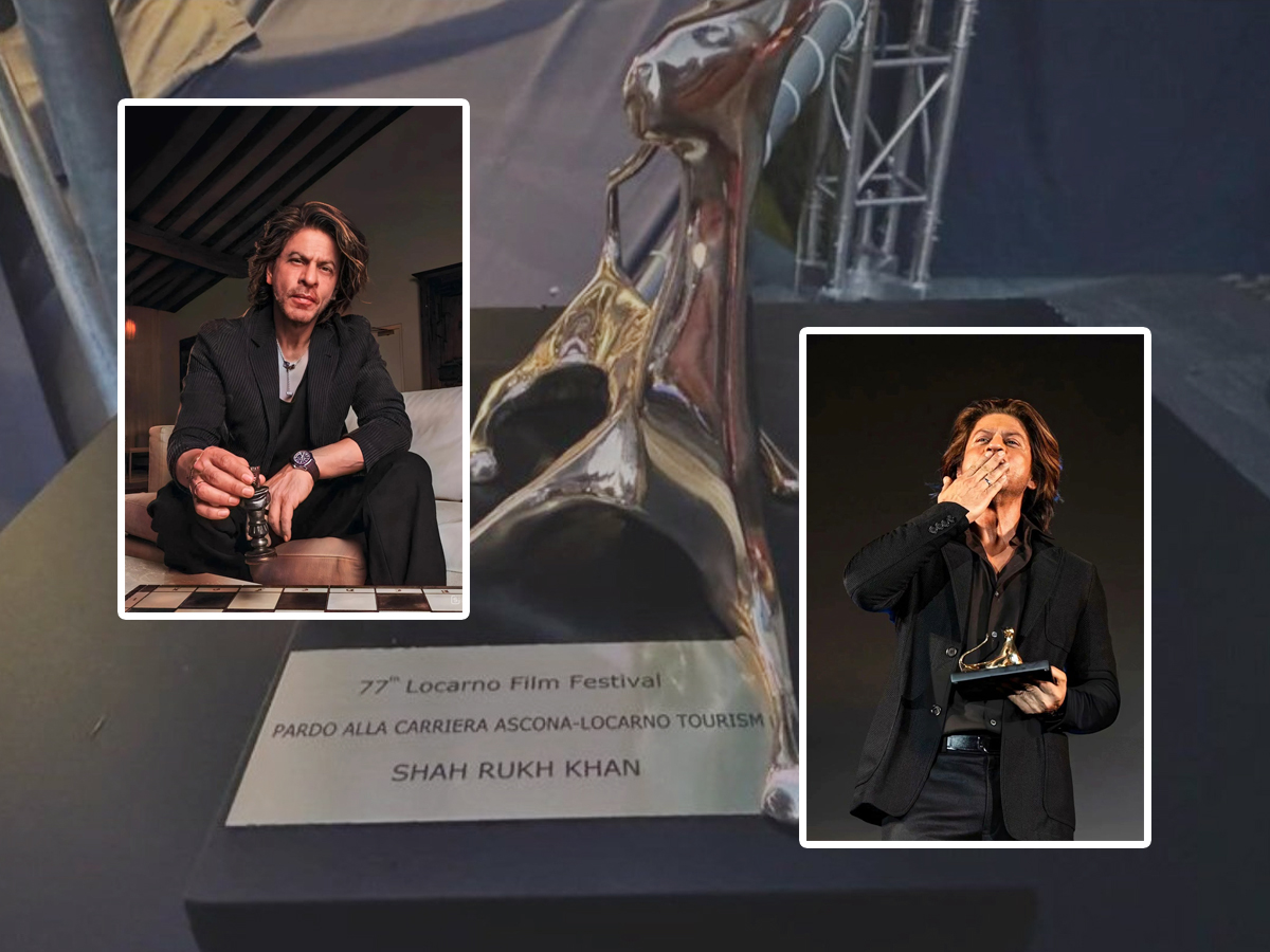Bollywood Actor Shah Rukh Khan Received 77th Locarno Film Festival Award1
