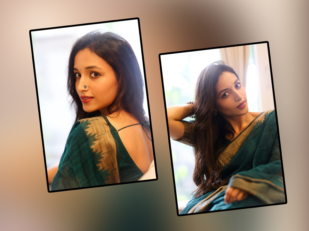 Srinidhi Shetty Latest Pics In Green Saree Goes Viral1