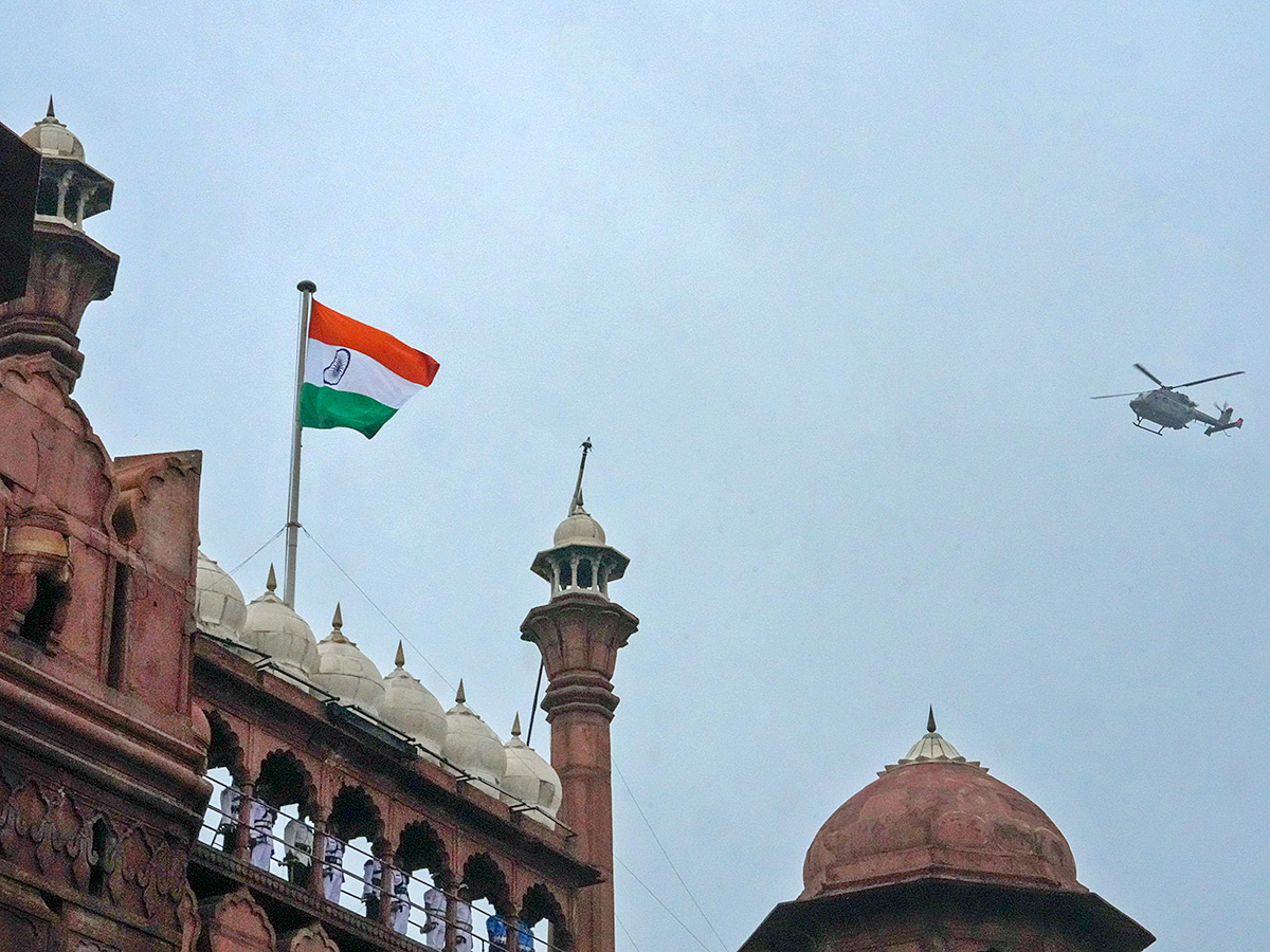 Rehearsal for the 78th Independence Day celebrations at Red Fort14