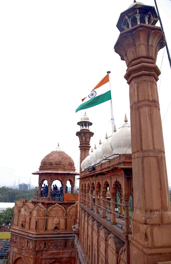 Rehearsal for the 78th Independence Day celebrations at Red Fort22