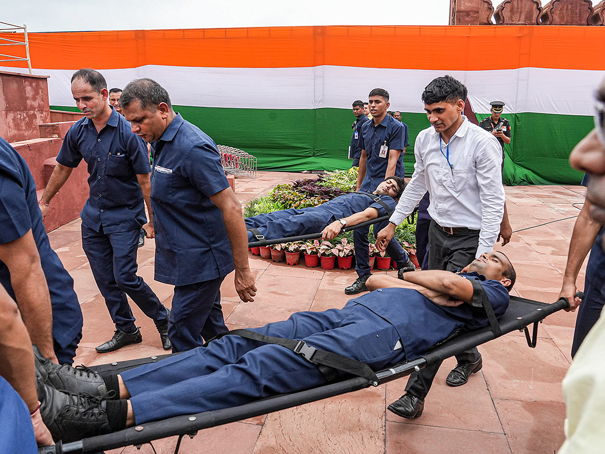 Rehearsal for the 78th Independence Day celebrations at Red Fort3