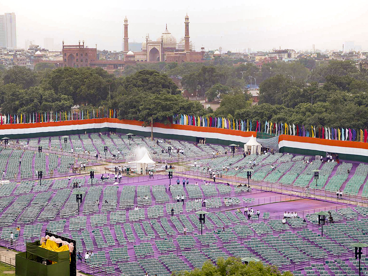 Rehearsal for the 78th Independence Day celebrations at Red Fort9