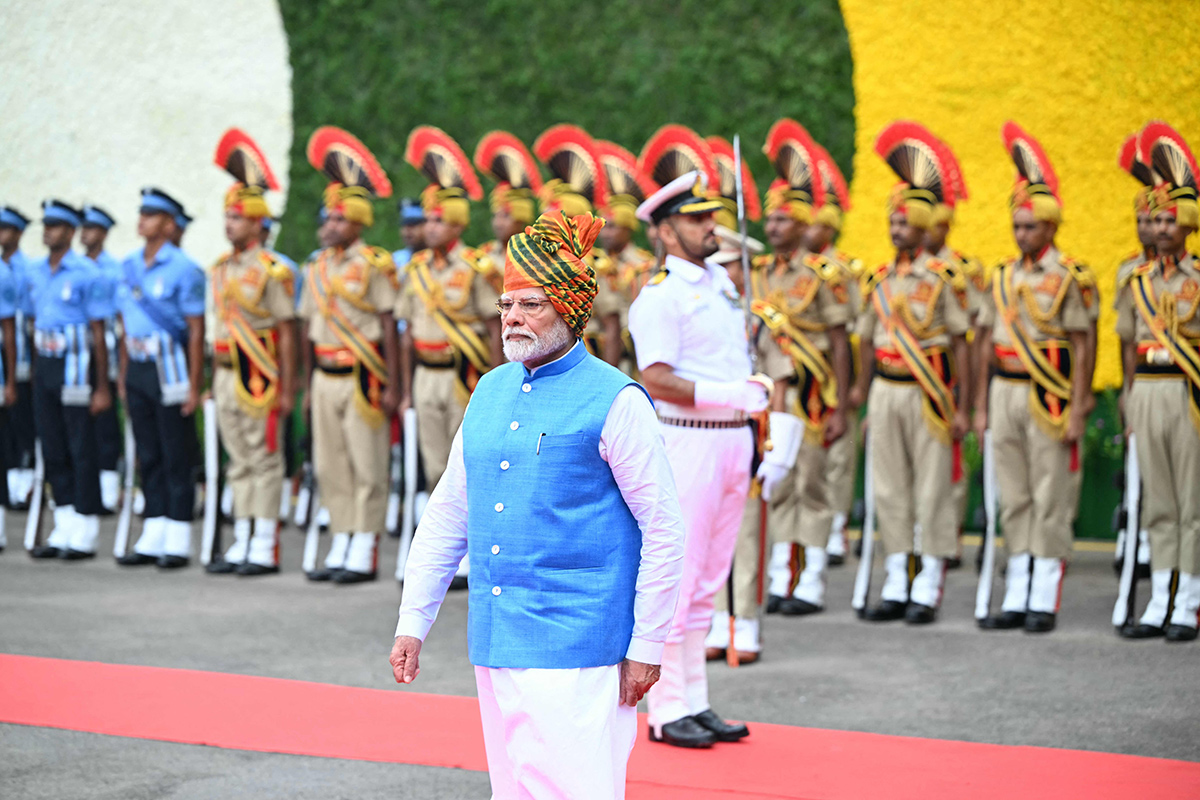 Independence Day 2024 PM Modi Flag Hoisting Live Updates10