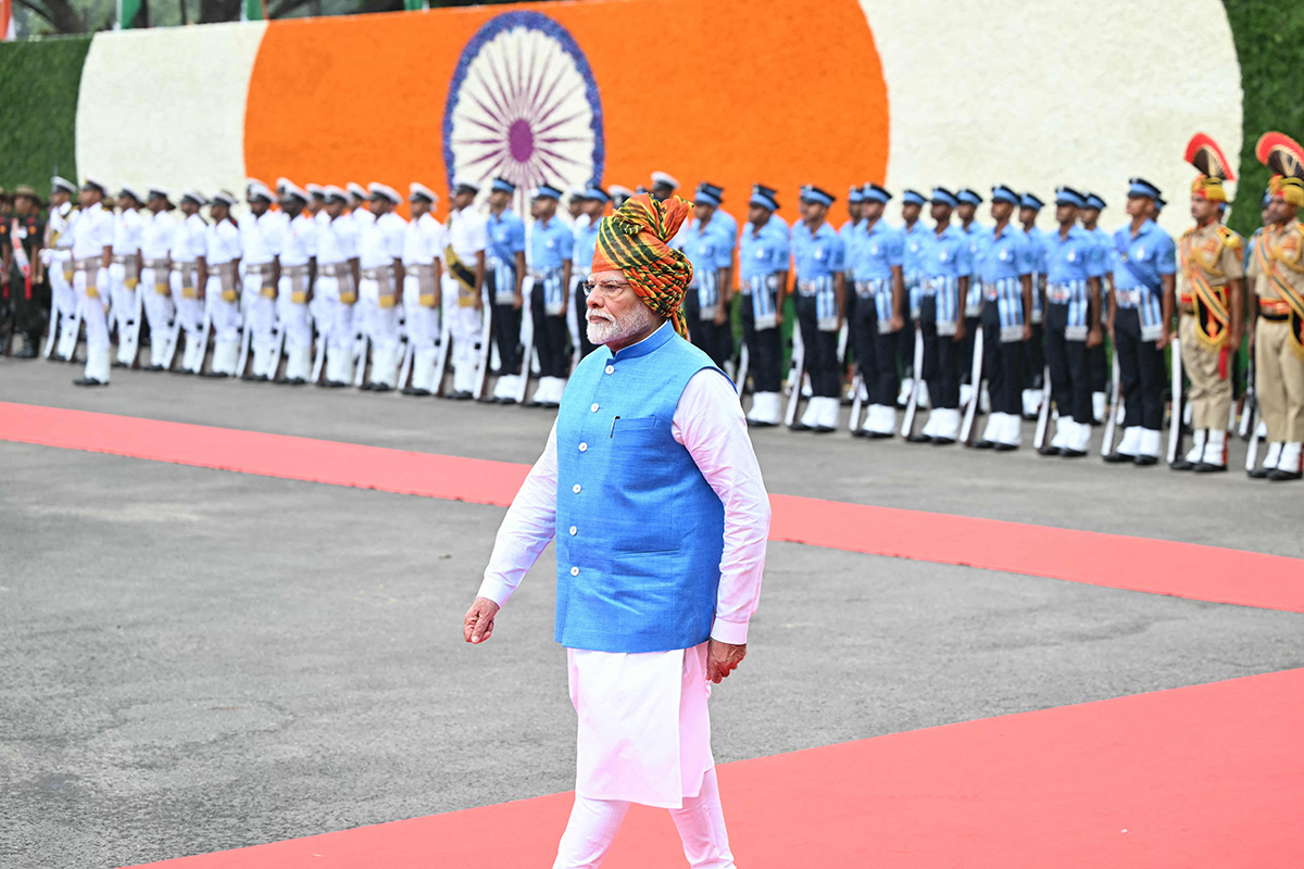 Independence Day 2024 PM Modi Flag Hoisting Live Updates12
