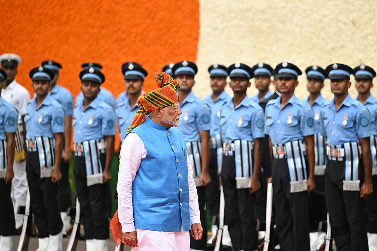 Independence Day 2024 PM Modi Flag Hoisting Live Updates13