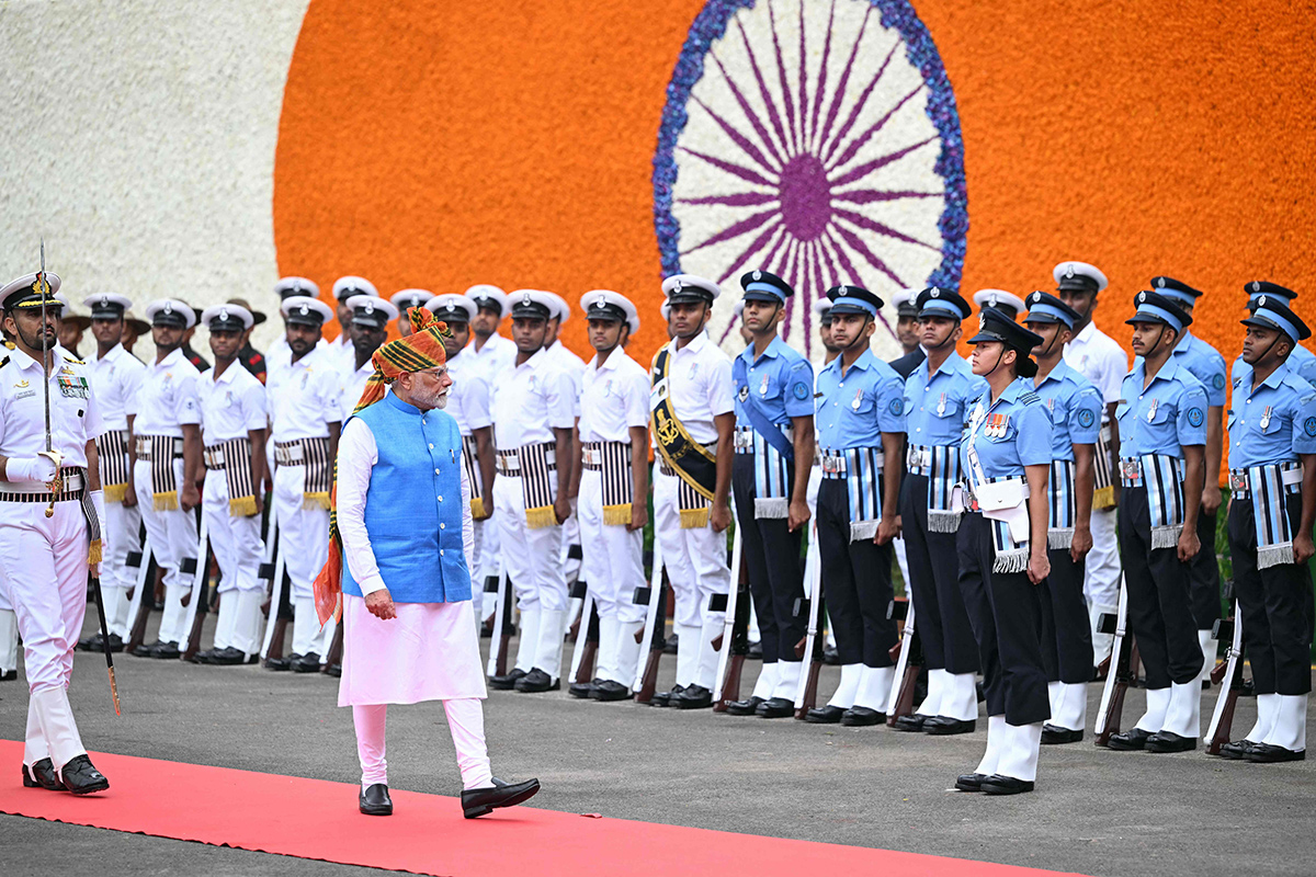 Independence Day 2024 PM Modi Flag Hoisting Live Updates14
